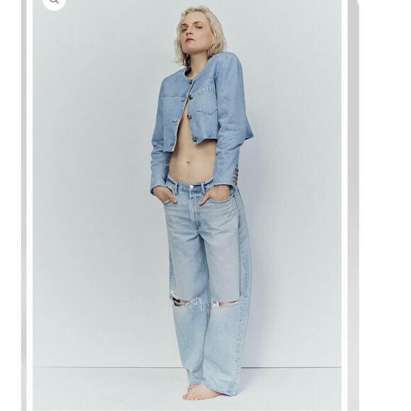 NWT Citizens of Humanity Miro Relaxed Jean in Damaris Wash Sz 32 Barrel Ankle - Picture 7 of 15